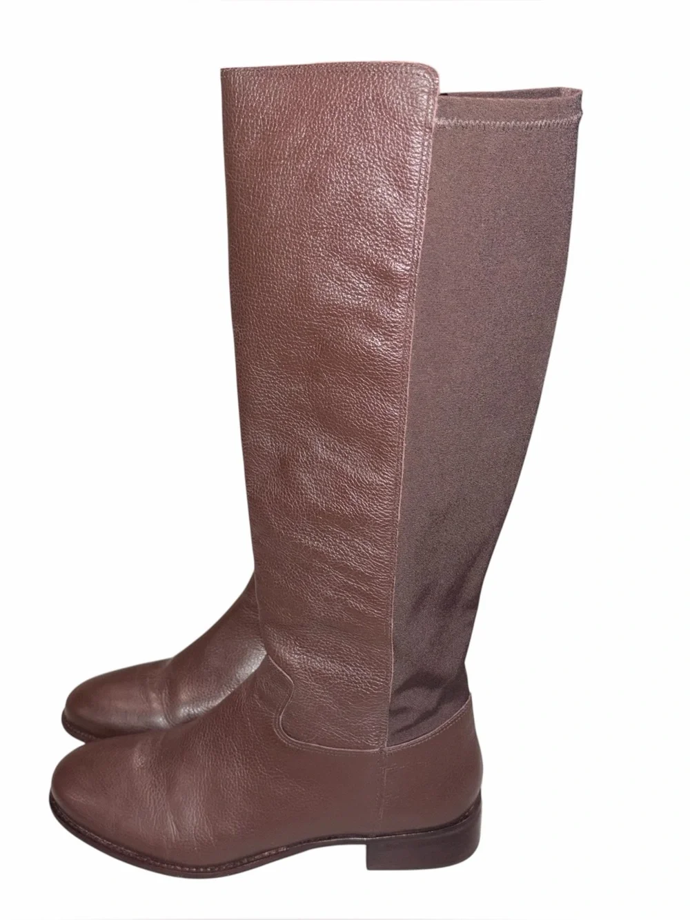 Talbots Brown Leather Tall Riding Boots size 9